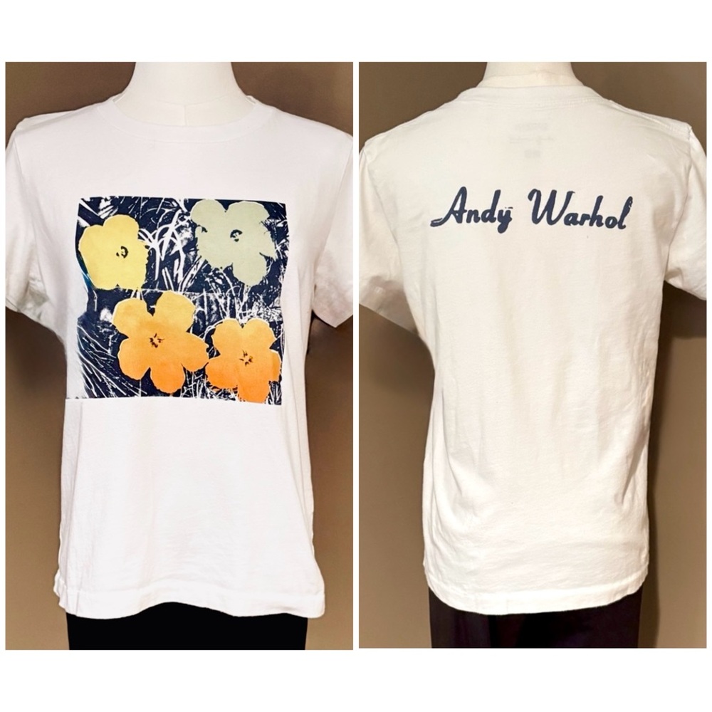 Andy Warhol T-Shirt specifically from his famous Flowers series Size Small